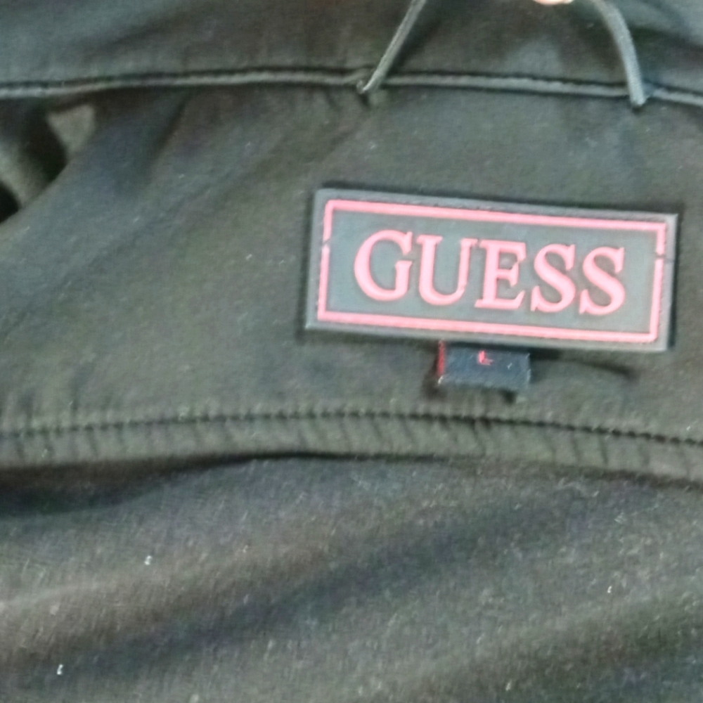 Mens Guess Fall Jacket Back Size Large - Picture 4 of 5